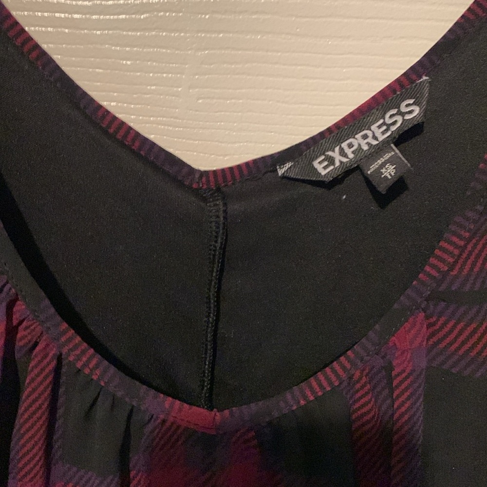 EXPRESS PLAID DRESS - Picture 5 of 5